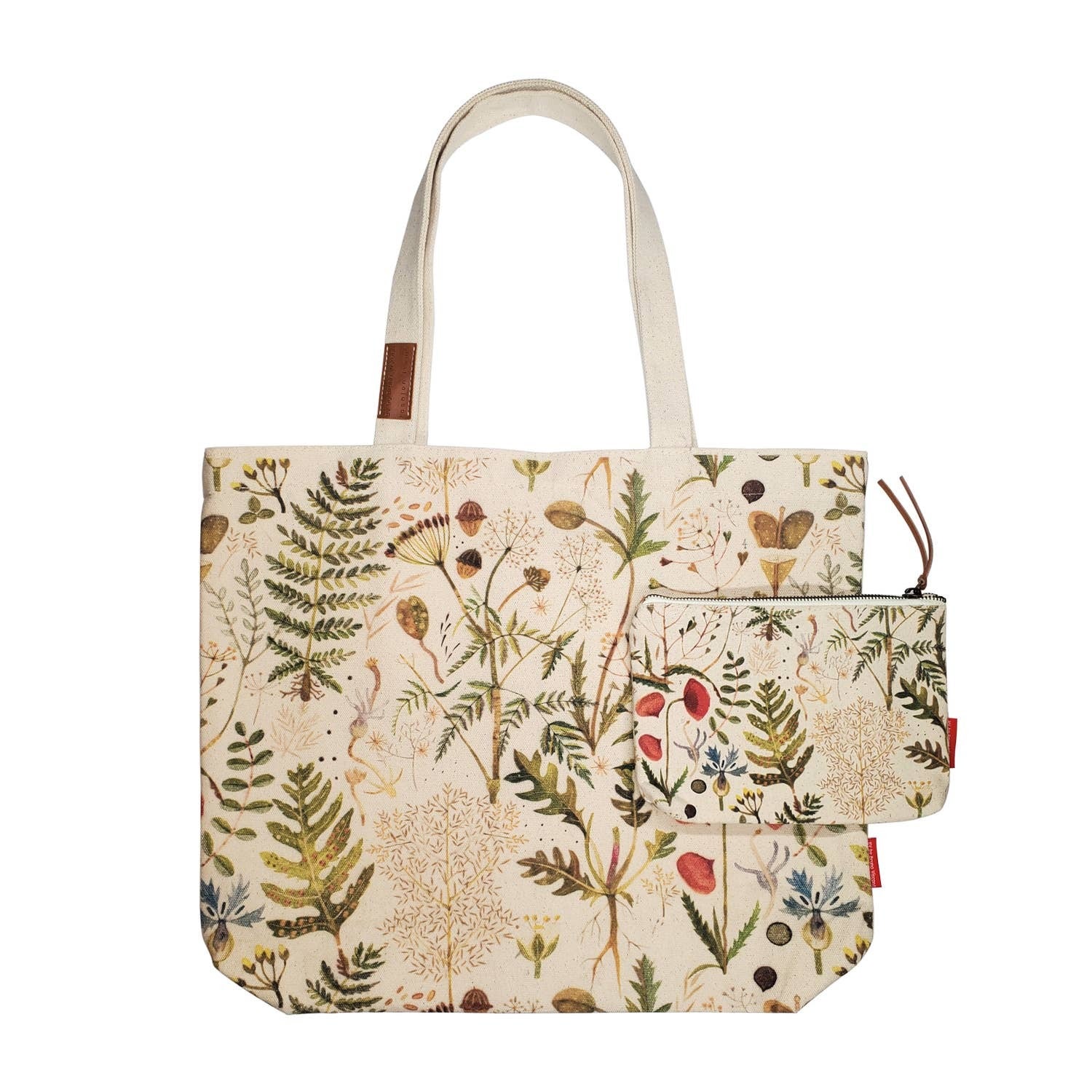 BV by Bruno Visconti - Canvas Tote Bag -Greens and Flowers | The Maker ...